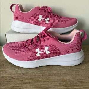 Under Armour Hot Pink and White Women's Running Shoes
